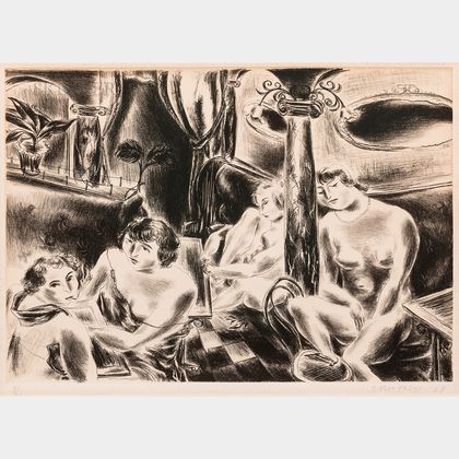 Yasuo Kuniyoshi (Japanese/American, 1893-1953) Four Nudes