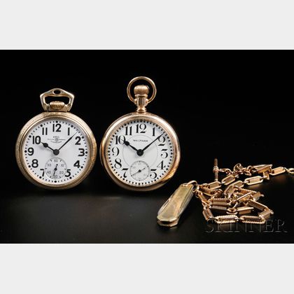 Two Ball 16 Size Open Face Watches