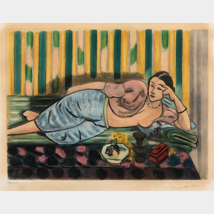After Henri Matisse (French, 1869-1954) Odalisque au coffret rouge, 1926