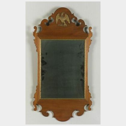 Chippendale Mahogany and Gilt Gesso Mirror