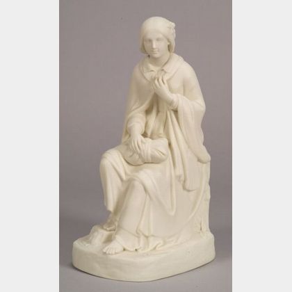 Parian Figure Depicting Highland Mary