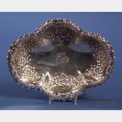 Victorian Silver Repousse Bowl