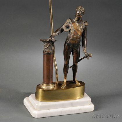 Patinated Bronze Figure of the Duke of Wellington
