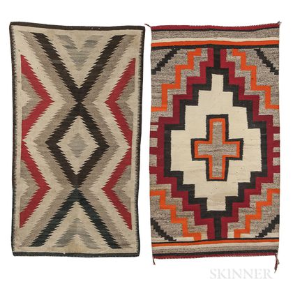 Two Navajo Wool Rugs