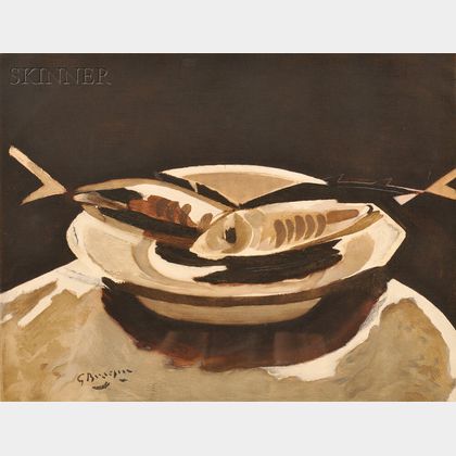 After Georges Braque (French, 1882-1963) Poissons