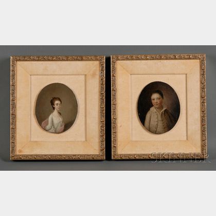 Two Anglo-American Portrait Miniatures