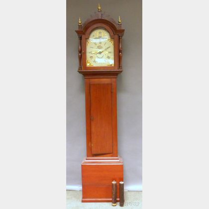 Silas Hoadley Cherry Tall Clock