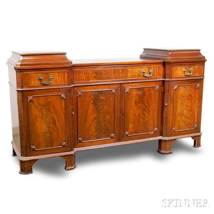 Chippendale-style Mahogany Sideboard