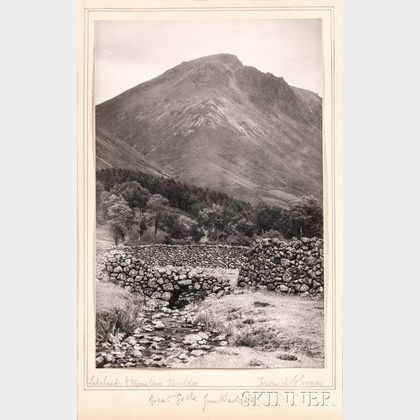 Frederick H. Evans (British, 1853-1943) Lakeland: A Mountain Shoulder