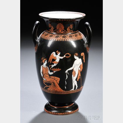 W.T. Copeland & Sons Ltd. Classical-style Porcelain Vase
