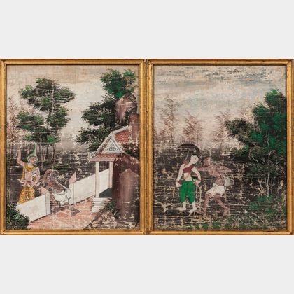 Eight Paintings of Jakata Tales