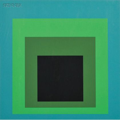 Josef Albers (German/American, 1888-1976) Two Images: DR-a