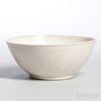 White-glazed Ding Bowl