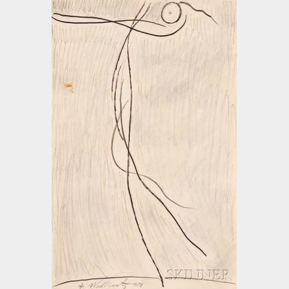 Abraham Walkowitz (American, 1878-1965) Two Drawings of Isadora Duncan