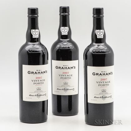 Grahams Vintage Port 2007, 3 bottles 