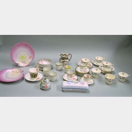 Group of Assorted Ceramic Tableware and Table Items