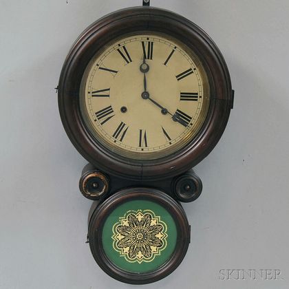 Ingraham Time and Strike Wall Ionic Clock