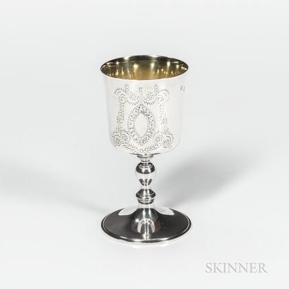 Irish Sterling Silver Goblet