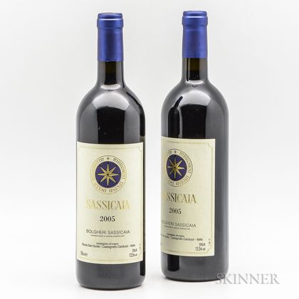 Tenuta San Guido Sassicaia 2005, 2 bottles 
