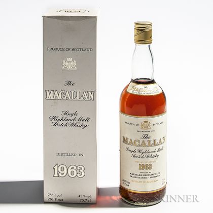 Macallan 1963, 1 750ml bottle (oc) 