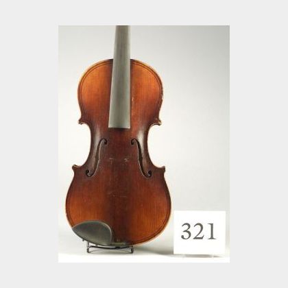 Modern German Violin, Eduard Reichert, Dresden, 1908