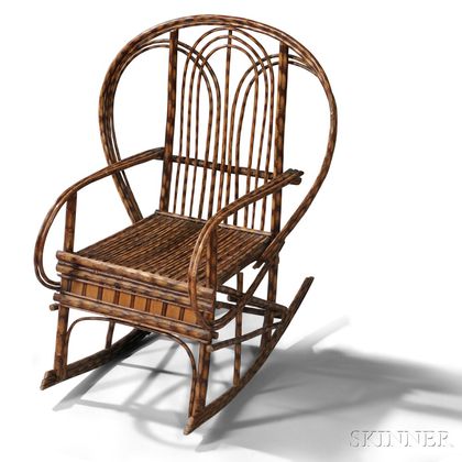 Child's Arts and Crafts Movement Willow Armchair