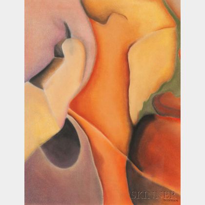 Emil James Bisttram (American, 1895-1976) Abstraction