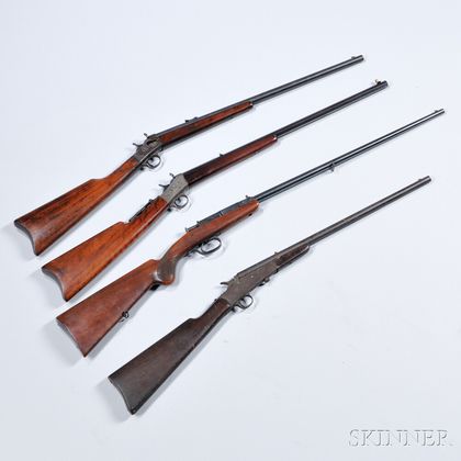 Four Single-shot .22 Rifles