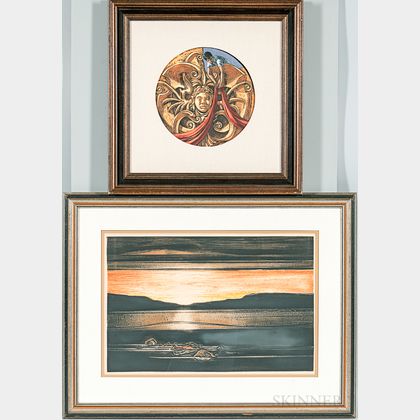 Two Framed Works