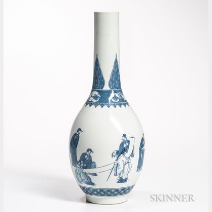 Hirado Blue and White Vase