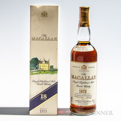 Macallan 18 Years Old 1973, 1 70cl bottle (oc) 