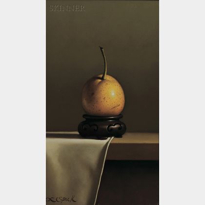 Loran Speck (American, b. 1943) Still Life with Oriental Pear