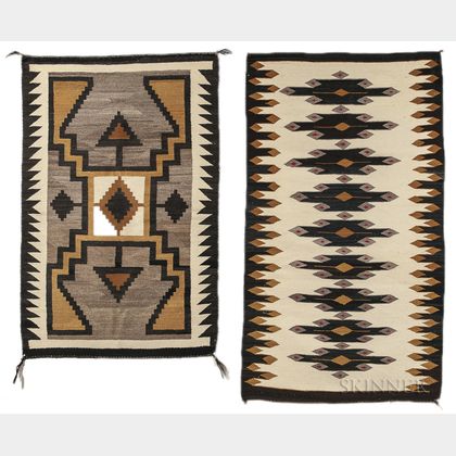Two Navajo Regional Weavings