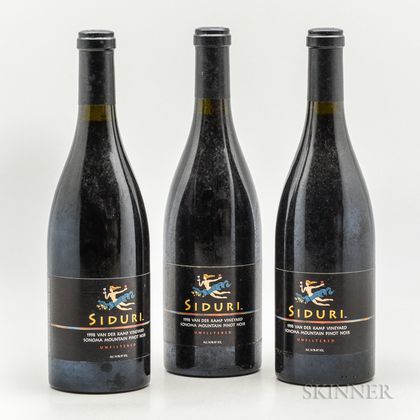 Siduri Van der Kamp Vineyard Pinot Noir 1998, 4 bottles 