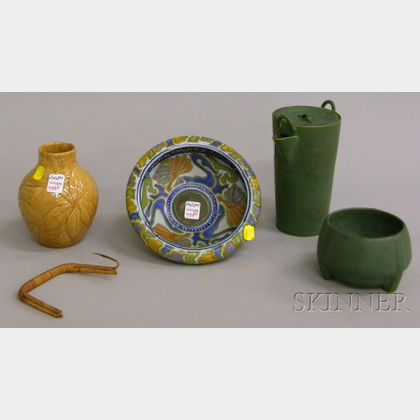 Four Pieces of Arts & Crafts Pottery