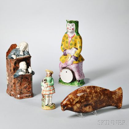 Four Early Ceramic Figures