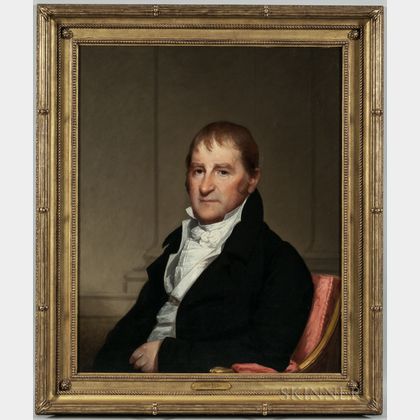 Gilbert Stuart (Massachusetts/Rhode Island, 1755-1828) Portrait of Mr. Moses Brown of Beverly, Massachusetts