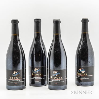 Siduri Pisoni Vineyard Pinot Noir 2001, 6 bottles 