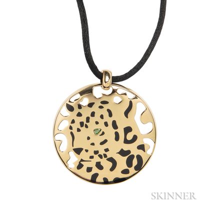 18kt Gold "Panthere" Pendant, Cartier