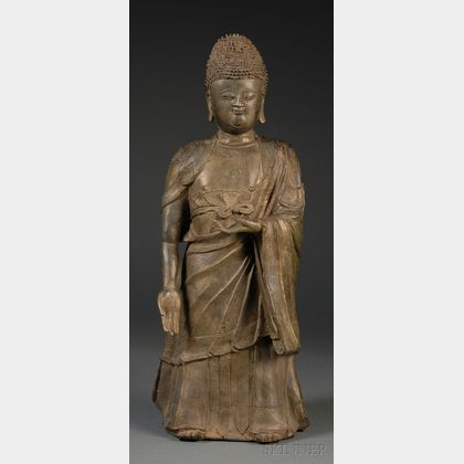 Gilt-bronze Amida Buddha