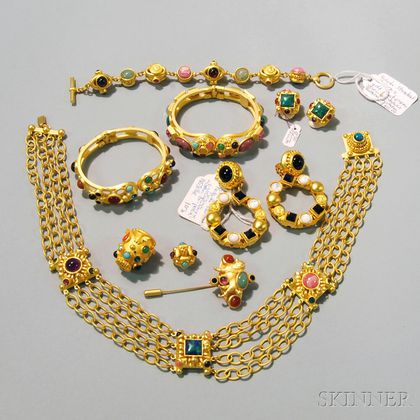 Group of Natasha Stambouli Jewelry