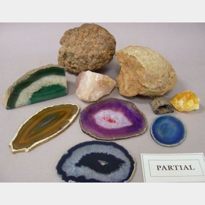 Collection of Approximately 110 Geodes. 