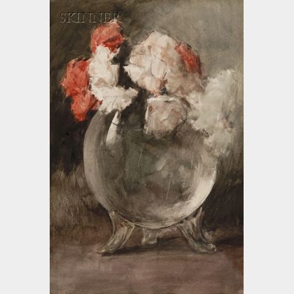 Attributed to John White Alexander (American, 1856-1915) Floral Still Life