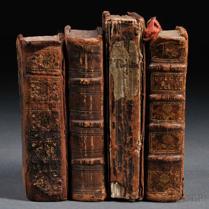 Small-format Books, Four, Continental (Mid-17th Century).