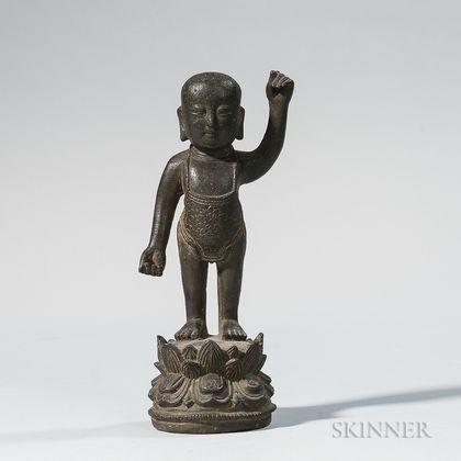 Bronze "Baby" Buddha