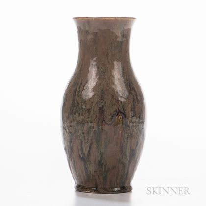 Hugh C. Robertson (1845-1908) for Dedham Pottery Experimental Glaze Vase