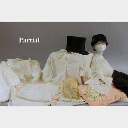 Group of Assorted Victorian to Vintage Clothing and Accessories