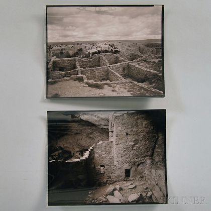 Linda Connor (American, b. 1944) Two Images of Southwestern Ruins: Ruins El Morro, New Mexico