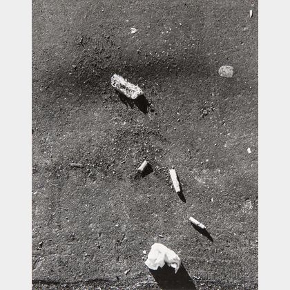 Walker Evans (American, 1903-1975) New York City Pavement
