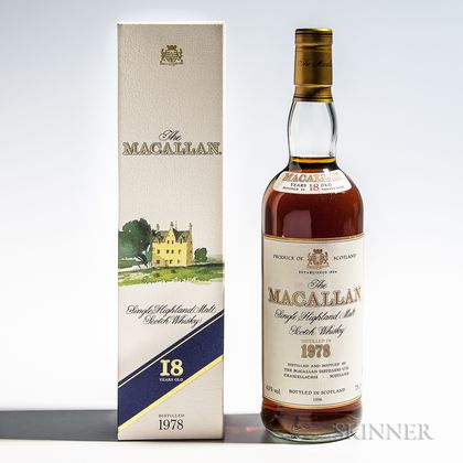 Macallan 18 Years Old 1978, 1 750ml bottle (oc) 